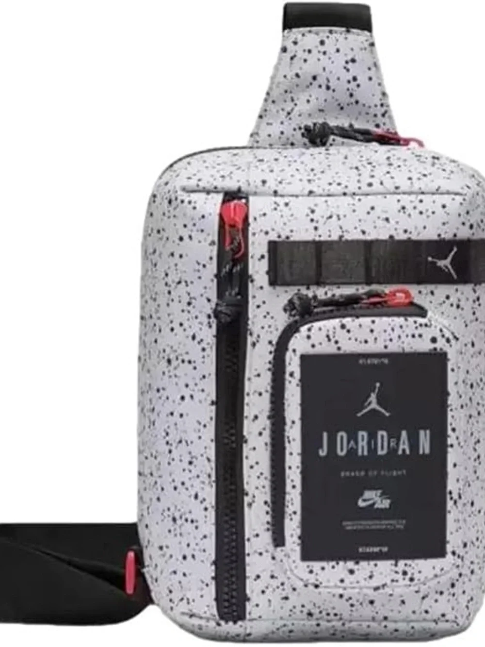JORDAN AIR HESI CROSSBODY SLING BAG…LIKE NEW!!! 11”H x 8.25”L x 2.25”D STRAP 52”